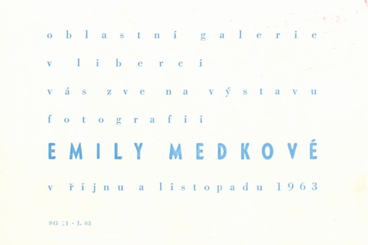 Emila Medková – fotografie 1949–1964